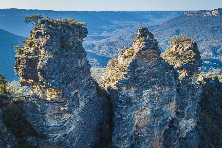 Three Sisters rock formation on a private Blue Mountains tour
